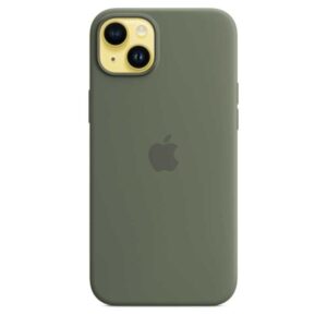 • Passend für Apple iPhone 14 Plus • Material: Silikon • Farbe: Oliv