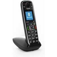Gigaset E720A schwarz Schnurloses-Telefon Das exklusive Telefon mit vielen praktischen Bedienungshilfen für Menschen mit besonderen Ansprüchen. Sicher: der Anrufschutz