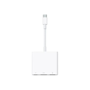 Mit dem Apple USB-C Digital AV Multiport  USB C/HDMI Adapter klappt die VerbindungDer Apple USB-C Digital AV Multiport  USB C/HDMI Adapter bietet Ihnen die Möglichkeit