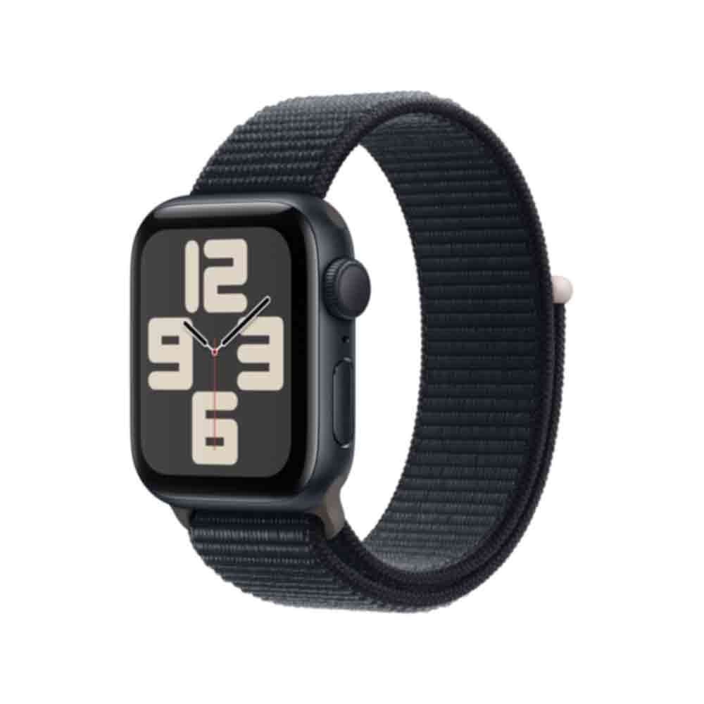 Kurzinfo: Apple Watch SE (GPS) - 40 mm - Midnight Aluminium - intelligente Uhr mit Sportschleife - Stoff - Midnight - Handgelenkgröße: 145-220 mm - 32 GB - Wi-Fi