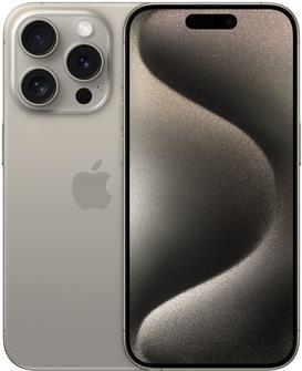 Kurzinfo: Apple iPhone 15 Pro - 5G Smartphone - Dual-SIM / Interner Speicher 128 GB - OLED-Display - 6.1 - 2556 x 1179 Pixel (120 Hz) - Triple-Kamera 48 MP
