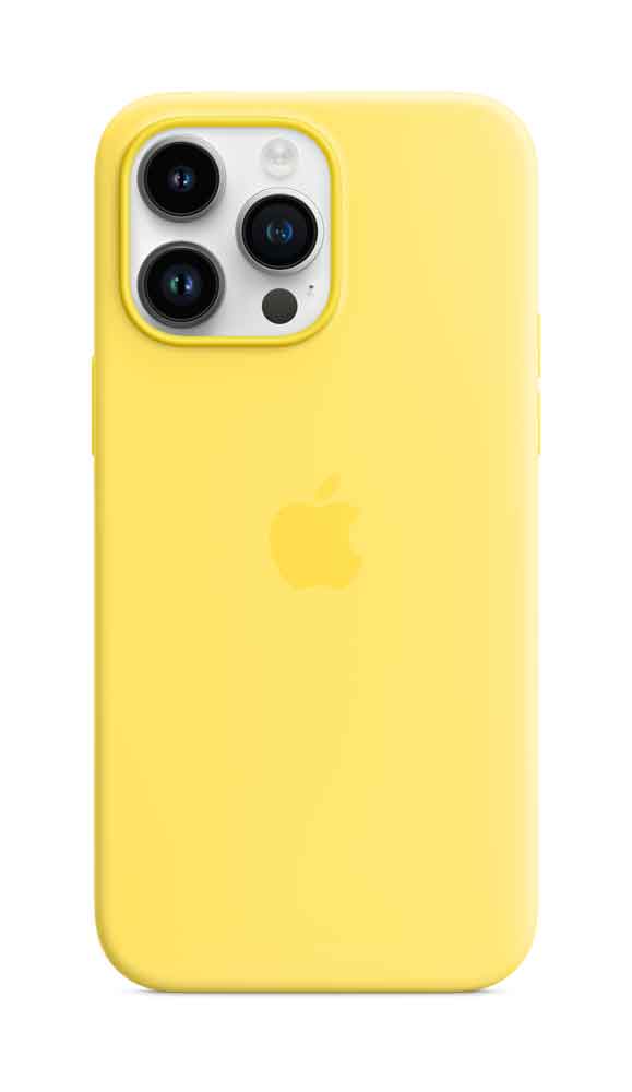 APPLE iPhone 14 Pro Max Silicone Case with MagSafe - Canary Yellow (MQUL3ZM/A)