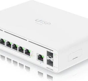 Kurzinfo: Ubiquiti UISP - Switch - managed - 9 x 10/100/1000 + 2 x 1 Gigabit / 10 Gigabit SFP+ - Desktop