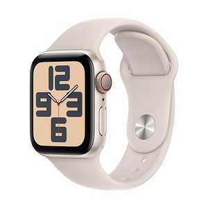 Die Apple Watch SE 40 mm (GPS+Cellular) Sportarmband S/M  polarstern – trackt