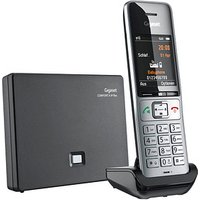Das Gigaset COMFORT 500A IP Schnurlose Telefon mit Anrufbeantworter schwarz-silber – speichert
