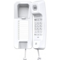 Gigaset DESK 200 - TelefonDas DESK 200 kombiniert grundlegende Telefonfunktionen mit besonders schmaler und kompakter Bauweise. Es ist als platzsparendes Tischtelefon geeignet und bietet durch das Spiralkabel genügend Bewegungsfreiheit