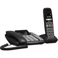 Gigaset DL780 Plus schwarz Einfach kombiniert: Das perfekte Allround-Telefon für zu Hause: Bequemlichkeit und maximale Bewegungsfreiheit beim Telefonieren sind keine Gegensätze: Das Gigaset DL780 Plus vereint den Komfort eines Tischtelefons mit der Flexibilität eines Mobilteils. Sie können sich auf ein schnurgebundenes Telefon verlassen