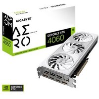 Gigabyte GeForce RTX 4060 AERO OC 8G. Grafikprozessorenfamilie: NVIDIA