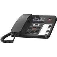 Das schnurgebundene Gigaset DESK 800A mit integriertem Anrufbeantworter und Freisprechfunktion ist ideal für die Nutzung zu Hause oder im Büro.