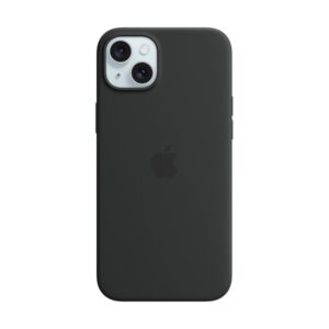 • Passend für Apple iPhone 15 Plus • Material: Silikon • Farbe: Schwarz