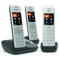 Das schnurlose Telefon Gigaset CE575A TRIO mit zwei Ergänzungsmobilteilen bietet die perfekte Symbiose aus Design